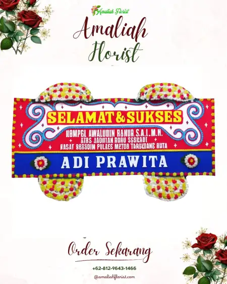 Papan Bunga Ucapan Selamat Dersansari